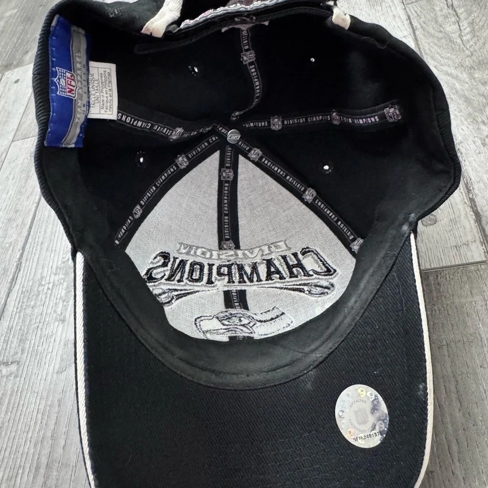 Seattle Seahawks Division Champions 2004 NFC WEST Hat SnapBack Black Vintage